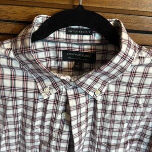 Banana Republic Untucked men’s button down